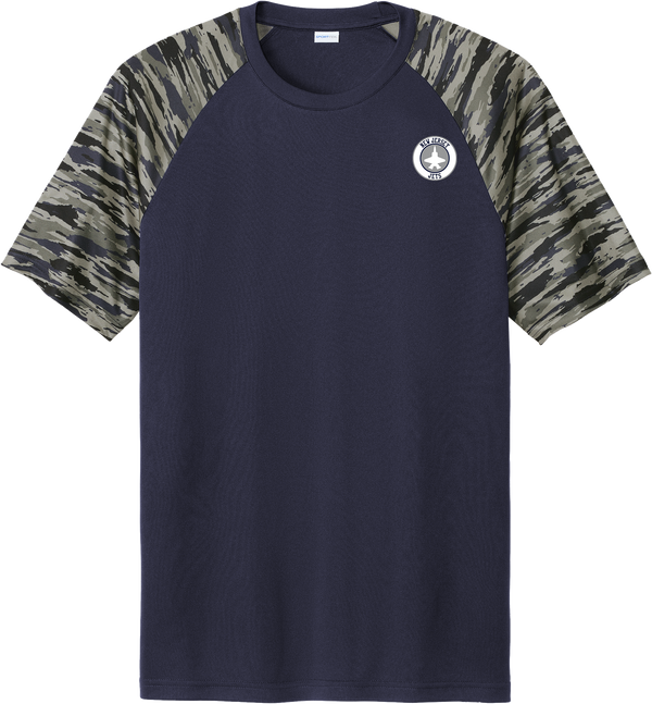 NJ Jets Drift Camo Colorblock Tee