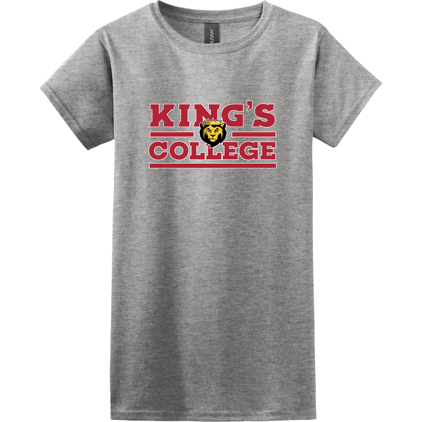 King's College Softstyle Ladies T-Shirt