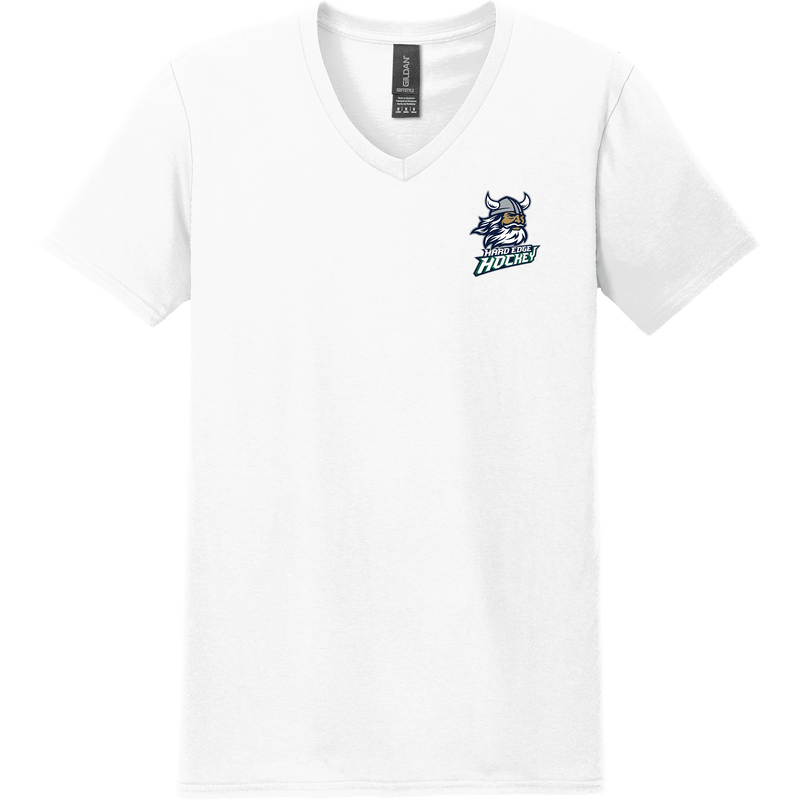 Hard Edge Hockey Softstyle V-Neck T-Shirt