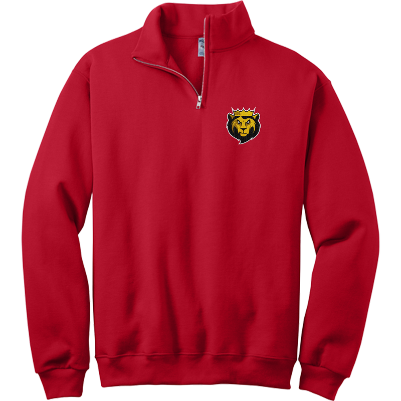 King's College NuBlend 1/4-Zip Cadet Collar Sweatshirt