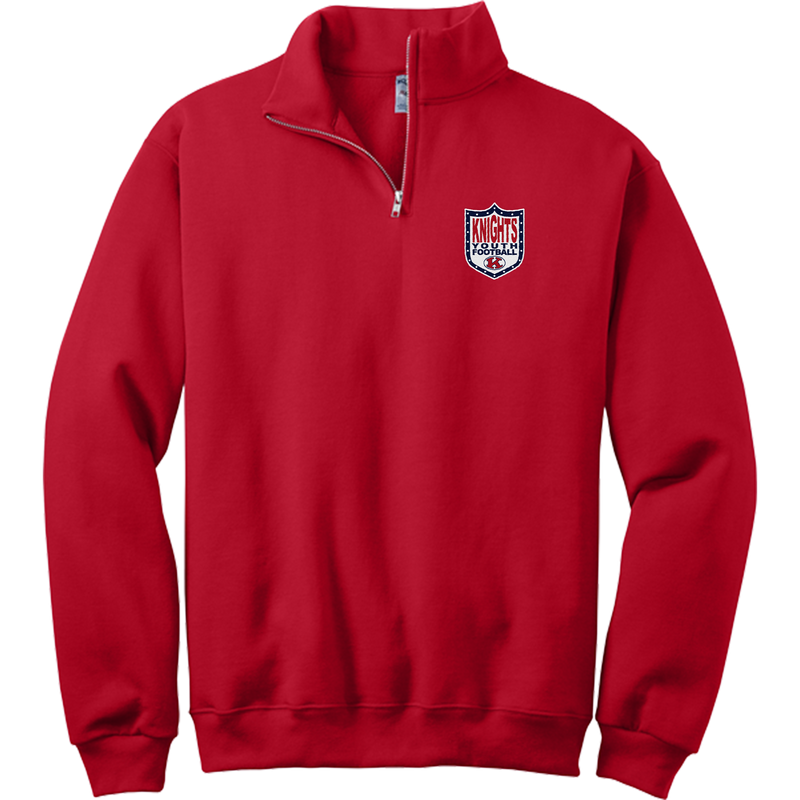 Knights Youth Football NuBlend 1/4-Zip Cadet Collar Sweatshirt