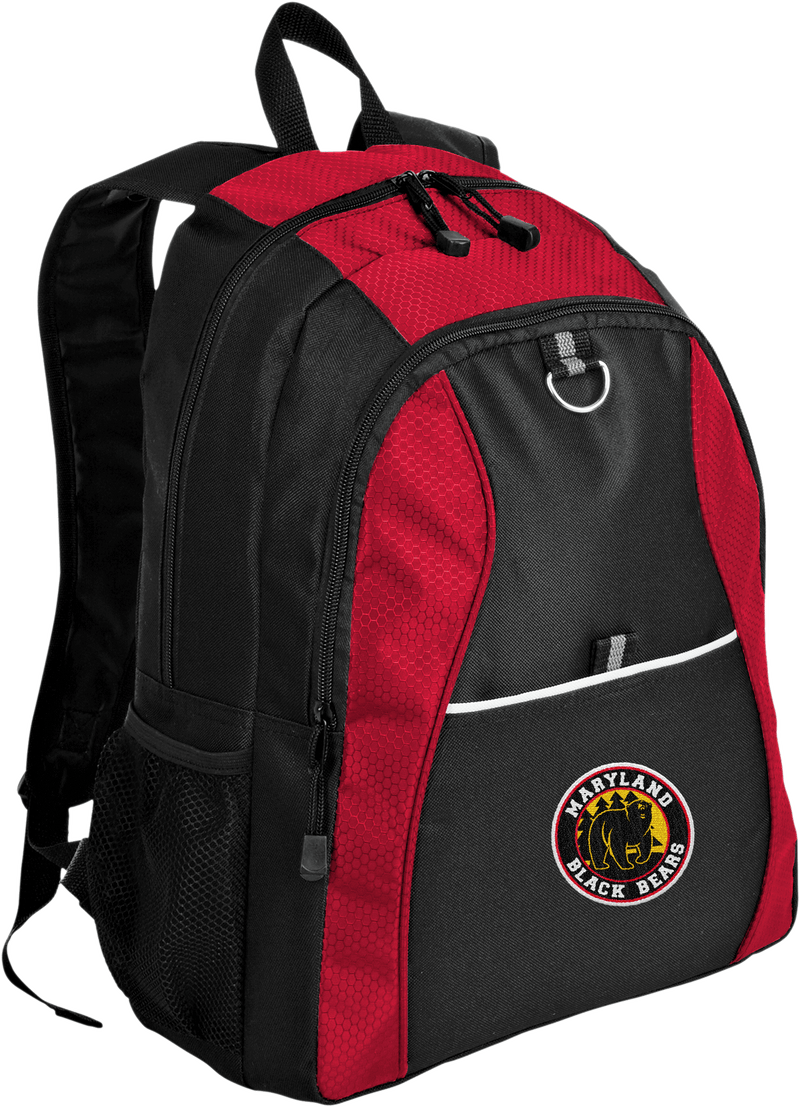 Maryland Black Bears Contrast Honeycomb Backpack