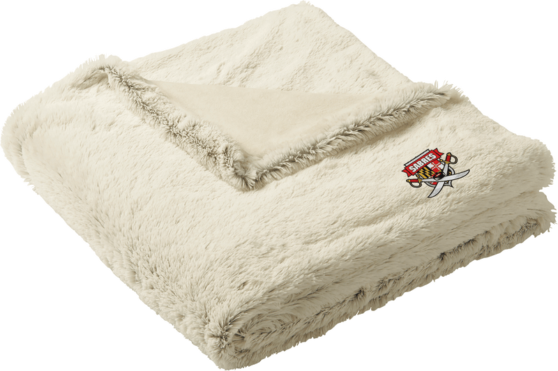 SOMD Sabres Faux Fur Blanket