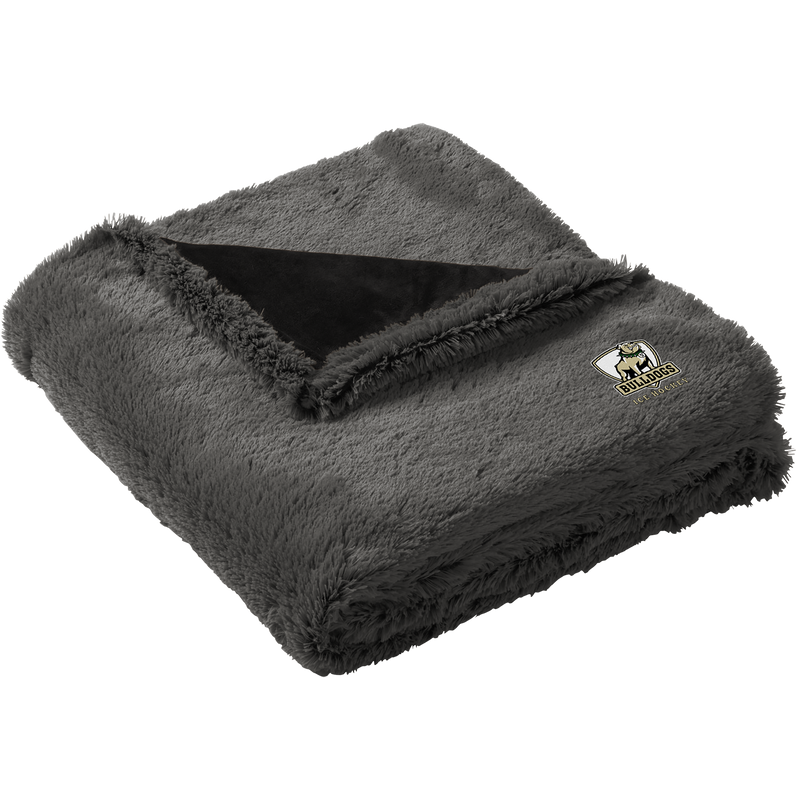 HVM Bulldogs Faux Fur Blanket