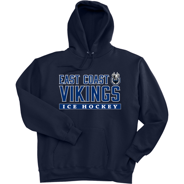 East Coast Vikings (Mens) Ultimate Cotton - Pullover Hooded Sweatshirt