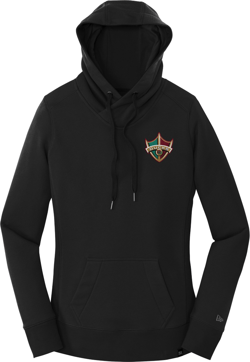 Delaware Ducks New Era Ladies French Terry Pullover Hoodie