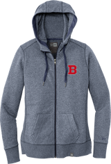 CT Bobcats New Era Ladies French Terry Full-Zip Hoodie