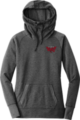 York Devils New Era Ladies Tri-Blend Fleece Pullover Hoodie