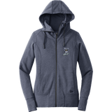 Hard Edge Hockey New Era Ladies Tri-Blend Fleece Full-Zip Hoodie