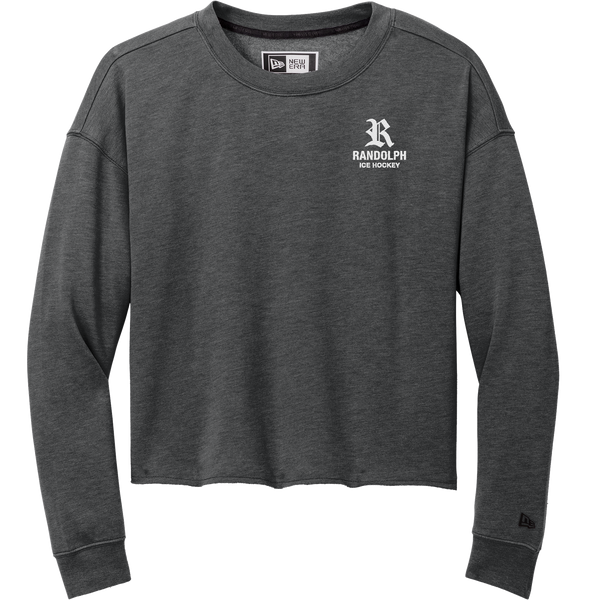 Randolph Hockey New Era Ladies Tri-Blend Fleece Crop Crew