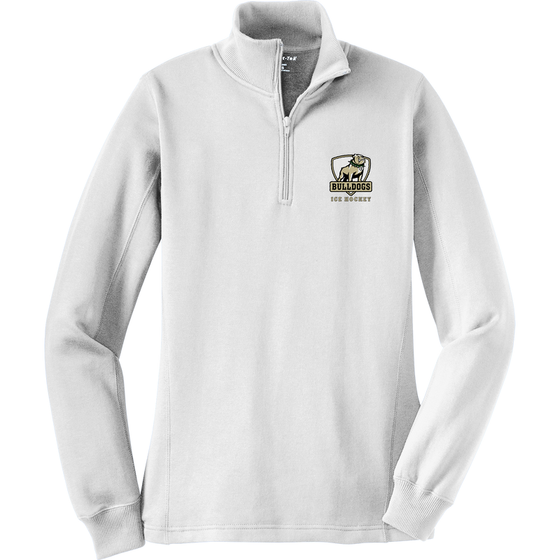 HVM Bulldogs Ladies 1/4-Zip Sweatshirt