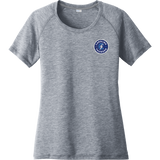 Carolina Thunder Ladies PosiCharge Tri-Blend Wicking Scoop Neck Raglan Tee