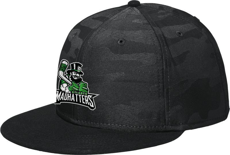 Atlanta Madhatters New Era Camo Flat Bill Snapback Cap