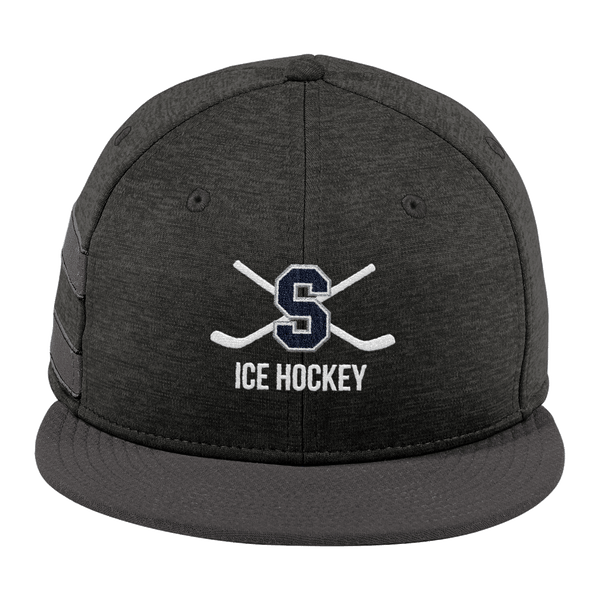 Midd South Hockey New Era Shadow Heather Striped Flat Bill Snapback Cap