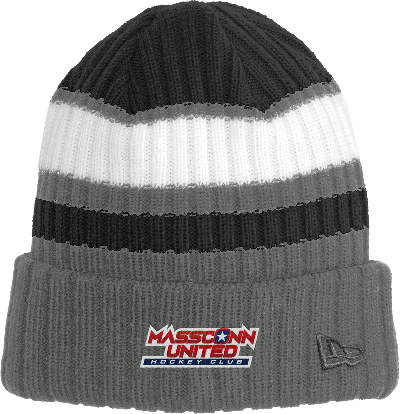 Mass Conn United New Era Ribbed Tailgate Beanie