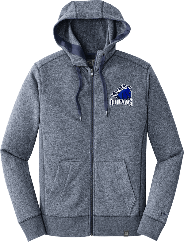 Brandywine Outlaws New Era French Terry Full-Zip Hoodie