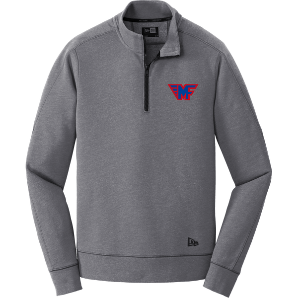 Mid-Fairfield New Era Tri-Blend Fleece 1/4-Zip Pullover