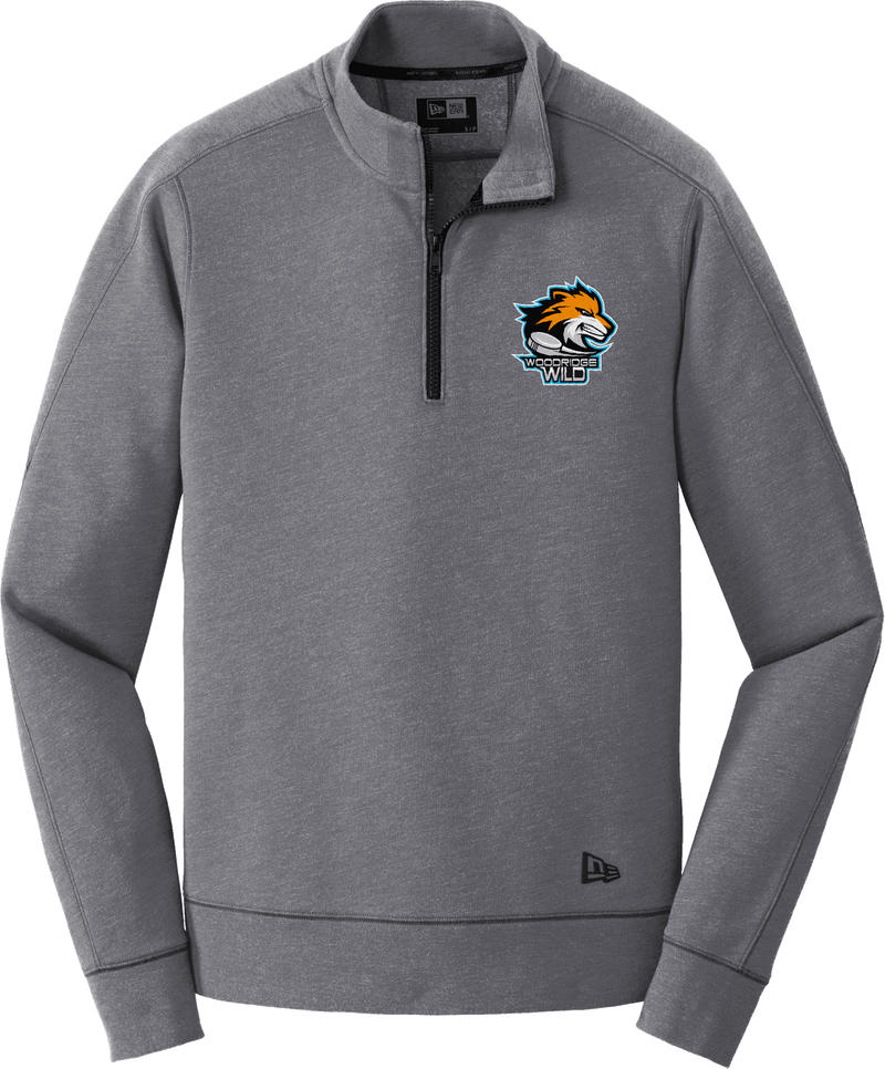 Woodridge Wild New Era Tri-Blend Fleece 1/4-Zip Pullover