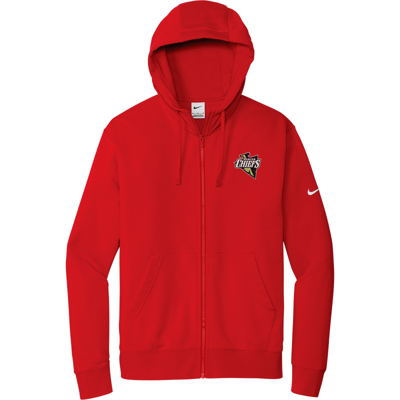 Mercer Chiefs Nike Club Fleece Sleeve Swoosh Full-Zip Hoodie