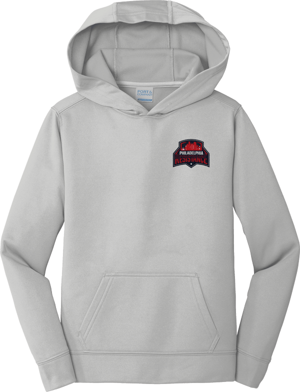 Philadelphia Resistance Youth Performance Fleece Pullover Hooded Sweatshirt