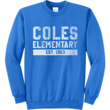 Coles Elementary Core Fleece Crewneck Sweatshirt