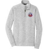 PAL Jr. Islanders PosiCharge Electric Heather Fleece 1/4-Zip Pullover