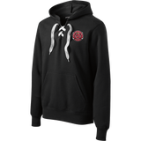 Apple Core Lace Up Pullover Hooded Sweatshirt