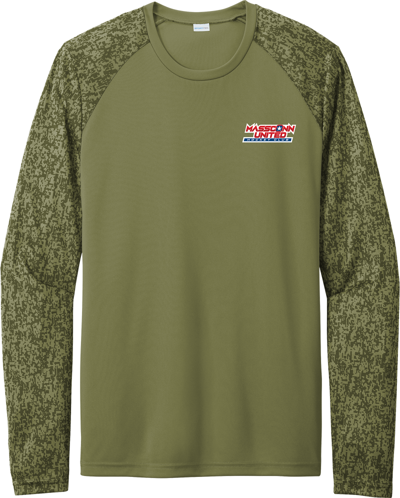 Mass Conn United Long Sleeve Digi Camo Tee