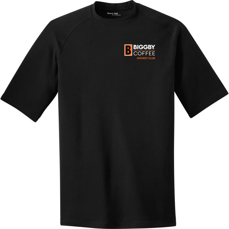 Biggby Coffee Hockey Club PosiCharge Tri-Blend Wicking Raglan Tee