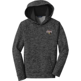 Mercer Chiefs Youth PosiCharge Electric Heather Fleece Hooded Pullover