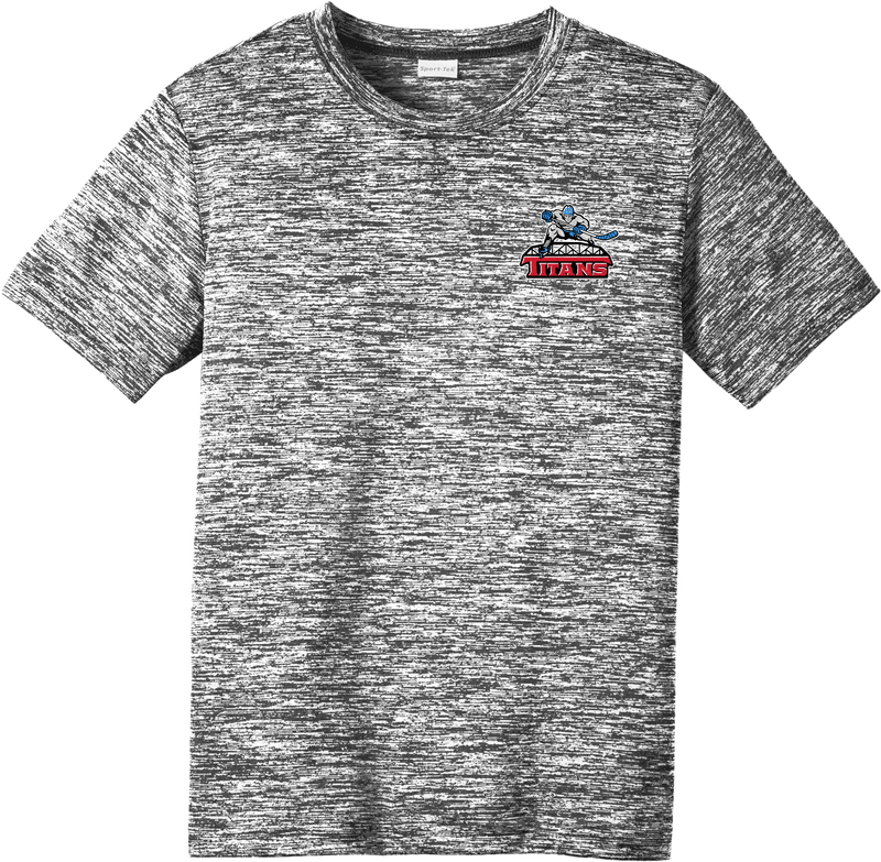 NJ Titans Youth PosiCharge Electric Heather Tee