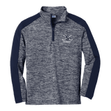 Midd South Hockey Youth PosiCharge  Electric Heather Colorblock 1/4-Zip Pullover