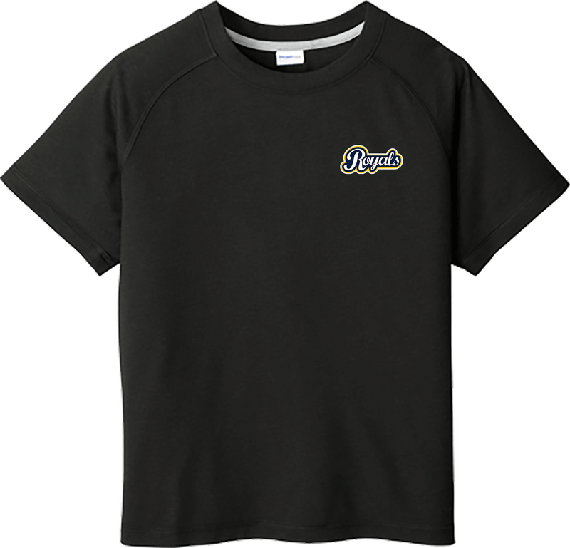 Royals Hockey Club Youth PosiCharge  Tri-Blend Wicking Raglan Tee